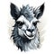 Attractive Alpaca Logo Design AI Generated
