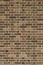 Attractive brown brick wall texture in Flemish bond brickwork pattern