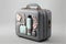 attractive grey suitcase for clothes and cosmetics suitcases for traveling