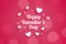 Attractive happy valentines day greeting card design