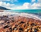 Attractive morning scene of Makauda beach, Sciacca town locarion, province of Agrigento, southwestern coast of Sicily, Italy, Euro