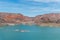 Atuel canyon and Valle Grande reservoir in Mendoza, Argentina.