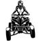 ATV Quad Bike and Sexy Girl - Extreme Dirt Bike 4x4 - Clipart, Vector Design