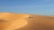 ATV quadbike safari racing sand dune.