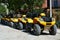 ATV\'s parked on rural road