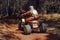 ATV woods racing