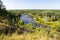 Au Sable River Valley Forest Landscape