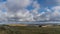 Aubrac, France - Timelapse - Wide Desert Lowlands in France Covered by Clouds in Fast Movement in the Sky
