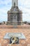 Auckland in New Zealand- December 1, 2013. Sir John Logan Campbell memorial at one tree hill in Auckland.