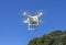 AUCKLAND, NEW ZEALAND - May 6, 2017: Editorial photo of a DJI phantom 3 standard drone equipped with high resolution video camera