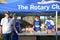 AUCKLAND, NEW ZEALAND - Nov 20, 2020: people at local Rotary Club stand selling sausage sizzle