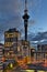 Auckland Sky Tower at Night