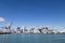 Auckland skyline with port