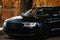 Audi A8 D4 Long. Luxury black modern car. Executive class auto.