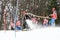 Audi FIS World Cup Mens Slalom preparation of ski run