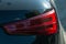 AUDI Q3 in black. Subcompact luxury crossover Audi Q3. Detailing. Headlight type