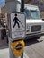 Audible Signal, Push Button For Audible Signal When Crossing The Street, Crosswalk, NYC, NY, USA
