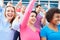 Audience Dancing At Outdoor Concert Performance