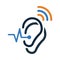 audio, audiology, ear, WIFI, audiology icon