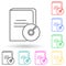 audio book multi color style icon. Simple thin line, outline vector of books and magazines icons for ui and ux, website or mobile