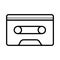 Audio casette icon vector illustration