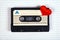 Audio Cassette with a Heart