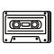 audio cassette record musical icon