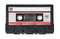 Audio Cassette Tape on White