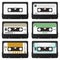 Audio Cassettes Collection - Colored and Realistic Vector Set