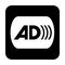 Audio description symbol illustration