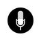 Audio Microphone, Mic Rounded Icon.