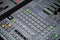 Audio Mixer Table Closeup