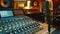 Audio Mixture Amplifire in studio