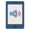 Audio, mobile volume Line Style vector icon which can easily modify or edit