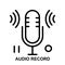 Audio recorder icon