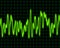 Audio or sound sine wave