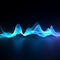 Audio soundwave scope signal background