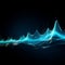 Audio soundwave scope signal background