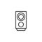 Audio speaker outline icon