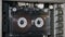 Audio Tape Recorder Playback, Insert and Eject Transparent Audio Cassette