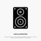 Audio, Wifi, Loudspeaker, Monitor, Professional solid Glyph Icon vector