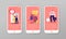 Audit Analysis Inspection Mobile App Page Onboard Screen Template. Tiny People Characters Analysing Accounting Data