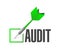 audit check dart illustration design
