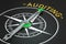 Auditing compass concept, 3d