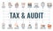 Auditing, Tax, Accounting Banner