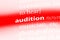 audition