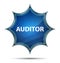 Auditor magical glassy sunburst blue button