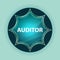 Auditor magical glassy sunburst blue button sky blue background