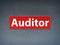 Auditor Red Banner Abstract Background