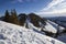 Auerspitze mountain in wintertime, Bavaria, Germany